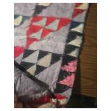 American Handmade Quilt Fragment American Handmade Quilt Fragment