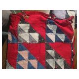 American Handmade Quilt Fragment American Handmade Quilt Fragment