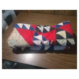 American Handmade Quilt Fragment American Handmade Quilt Fragment