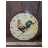 French Country Rooster Wall Clock French Country Rooster Wall Clock