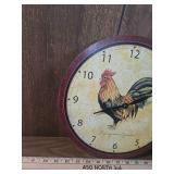 French Country Rooster Wall Clock French Country Rooster Wall Clock
