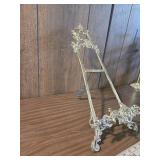 Ornate Metal Picture Frame Stand Ornate Metal Picture Frame Stand