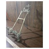 Ornate Metal Picture Frame Stand Ornate Metal Picture Frame Stand