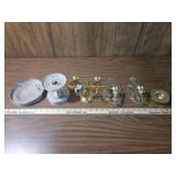 Mixed Metal Wall Sconce and Candle Holder Collection Mixed Metal Wall Sconce and Candle Holder Collection