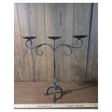 Wrought Iron Triple Candle Holder Wrought Iron Triple Candle Holder