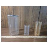 Frosted Glass Cylinder Display Container Frosted Glass Cylinder Display Container