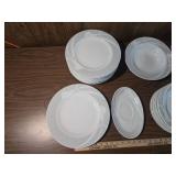 Mikasa Classic Flair Peach 53 Piece Dinnerware Set â Vintage Porcelain Japan Mikasa Classic Flair Peach 53 Piece Dinnerware Set â Vintage Porcelain Japan