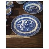50 pieces Blue Willow Pattern Dinnerware Set old willow alfred meakin england 50 pieces Blue Willow Pattern Dinnerware Set old willow alfred meakin england