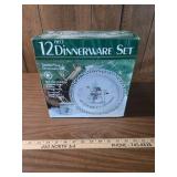 Snowman Holiday 12 Piece Dinnerware Set Snowman Holiday 12 Piece Dinnerware Set