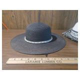 Set of Three Straw Sun Hats with Decorative Bands Set of Three Straw Sun Hats with Decorative Bands