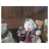 Winter Snowman Figurine Collection Winter Snowman Figurine Collection
