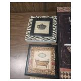 Le Bain French Bathroom Wall Art Set Le Bain French Bathroom Wall Art Set