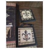 Le Bain French Bathroom Wall Art Set Le Bain French Bathroom Wall Art Set