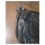 Hurley Black Leather Handbag Set Hurley Black Leather Handbag Set