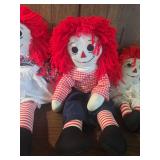 Traditional Raggedy Ann Dolls Set Traditional Raggedy Ann Dolls Set