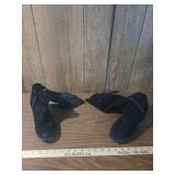 Black Suede Knee High Boots Size 9.5 Black Suede Knee High Boots Size 9.5