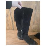 Black Suede Knee High Boots Size 9.5 Black Suede Knee High Boots Size 9.5