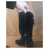 Black Suede Knee High Boots Size 9.5 Black Suede Knee High Boots Size 9.5