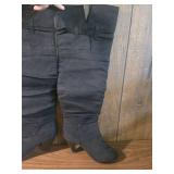 Black Suede Over-Knee Boots Black Suede Over-Knee Boots