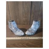 Snake Print Ankle Boots Snake Print Ankle Boots