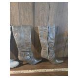 Women's Tall Riding Boots with Lace Detail Women's Tall Riding Boots with Lace Detail