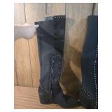 Studded Over-the-Knee Suede Boots Studded Over-the-Knee Suede Boots