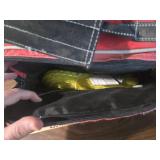 Justin Case Red and Black Sports Equipment Bag Justin Case Red and Black Sports Equipment Bag