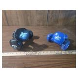 Athletech Hand Weights Set - Black and Blue Dumbbells Athletech Hand Weights Set - Black and Blue Dumbbells