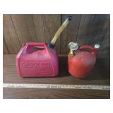 Red Plastic Gas Cans with Spouts Red Plastic Gas Cans with Spouts