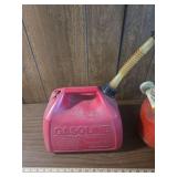 Red Plastic Gas Cans with Spouts Red Plastic Gas Cans with Spouts