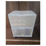 4-Drawer Plastic Storage Cart with Wheels 4-Drawer Plastic Storage Cart with Wheels