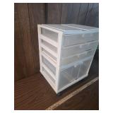 4-Drawer Plastic Storage Cart with Wheels 4-Drawer Plastic Storage Cart with Wheels