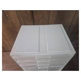 4-Drawer Plastic Storage Cart with Wheels 4-Drawer Plastic Storage Cart with Wheels