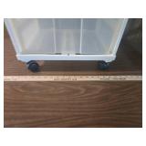 4-Drawer Plastic Storage Cart with Wheels 4-Drawer Plastic Storage Cart with Wheels