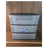 Sterilite 3-Drawer Storage Cart Sterilite 3-Drawer Storage Cart