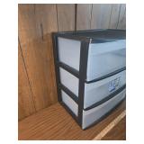 Sterilite 3-Drawer Storage Cart Sterilite 3-Drawer Storage Cart