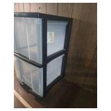 2-Drawer Rolling Storage Cart with Wheels 2-Drawer Rolling Storage Cart with Wheels