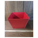 Red Holiday Gift Basket Container Red Holiday Gift Basket Container