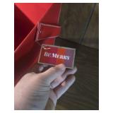 Red Holiday Gift Basket Container Red Holiday Gift Basket Container