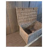 Decorative Woven Wicker Storage Basket Decorative Woven Wicker Storage Basket