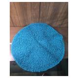 Turquoise Solo Solid Shag Round Area Rug Turquoise Solo Solid Shag Round Area Rug