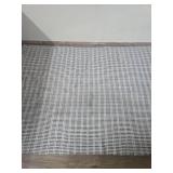 Gray and White Checkered Cotton Area Rug Gray and White Checkered Cotton Area Rug