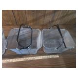 Wire Mesh Shopping Baskets Set Wire Mesh Shopping Baskets Set
