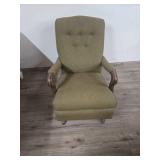 Mid Century Button-Tufted Armchair Mid Century Button-Tufted Armchair
