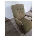 Mid Century Button-Tufted Armchair Mid Century Button-Tufted Armchair