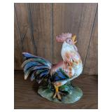 Hand-Painted Ceramic Rooster Figurine Hand-Painted Ceramic Rooster Figurine