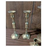 Traditional Brass Candlesticks Set Traditional Brass Candlesticks Set