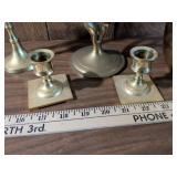Traditional Brass Candlesticks Set Traditional Brass Candlesticks Set