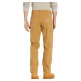 Carhartt Men's Relaxed Straight Rigby Pant, Hickory, W35 x L34 - Retail $55