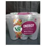 V8 V-FUSION BEVERAGE CHERRY 6 - 8FL OZ CANS